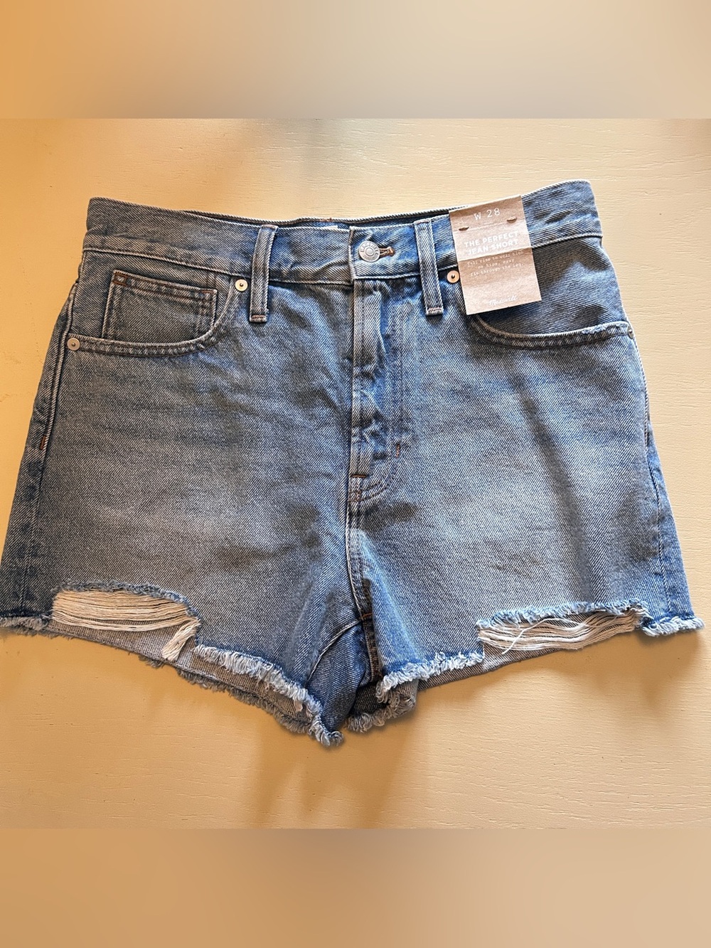 Madewell The Perfect Jean Short size 28 NWT